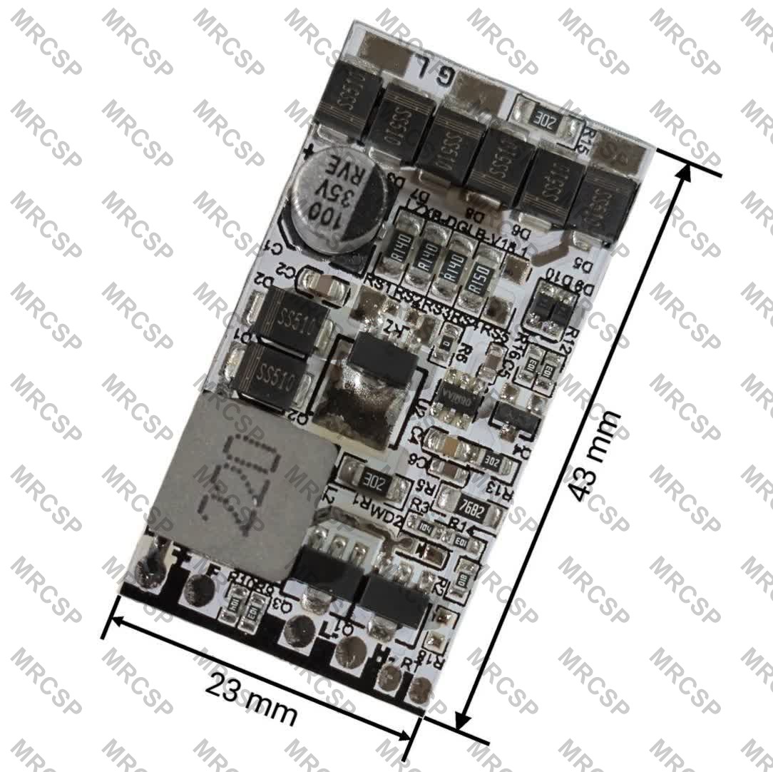 خرید درایور هدلایت دو کنتاکت تقویت شده مدل باکسی | Driver CSP V18 M8 H4 - مستر سی اس پی