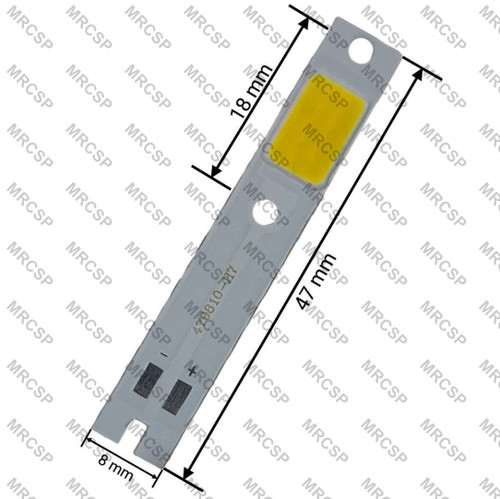 چیپ ال ای دی هدلایت سی او بی هفت اچ هفت لیمویی 9 وات | COB H7 9W Yellow